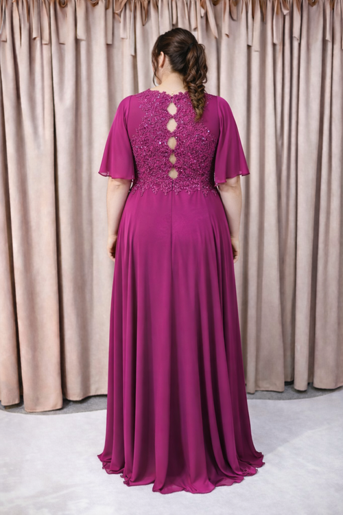 Abendkleid Gerti - Fuchsia
