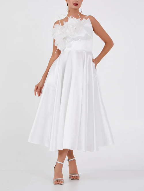 Cocktailkleid Sayo - White