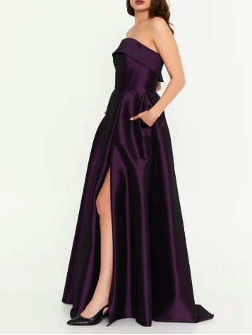 Abendkleid Prime - Aubergine
