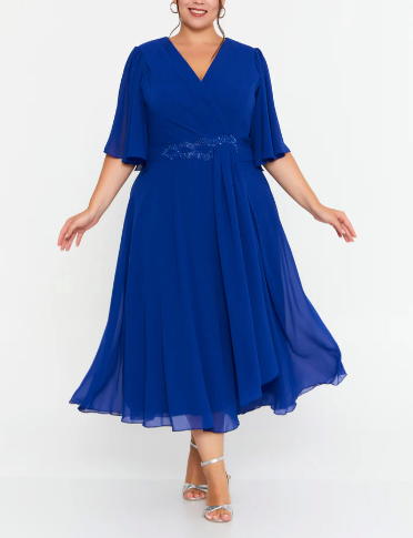 Abendkleid Minne - Navy