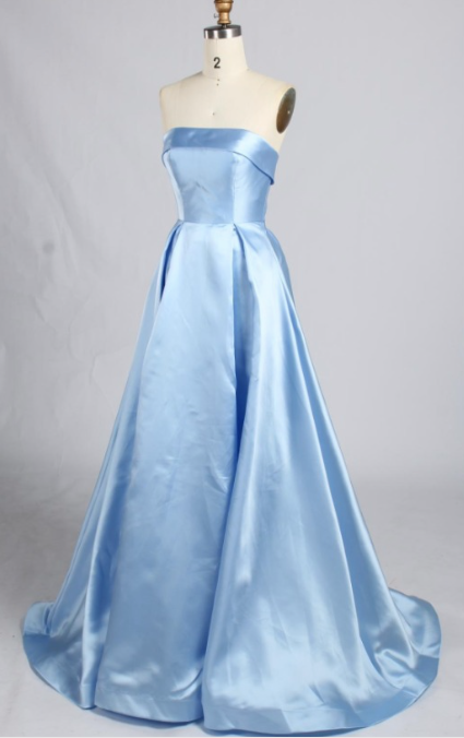 Abendkleid Nene - Light Blue