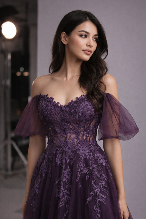 Abiballkleid Rian - Amethyst