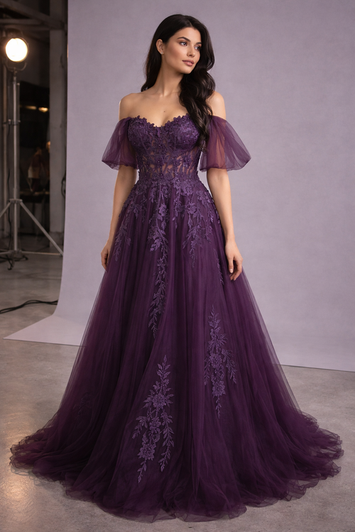 Abiballkleid Rian - Amethyst