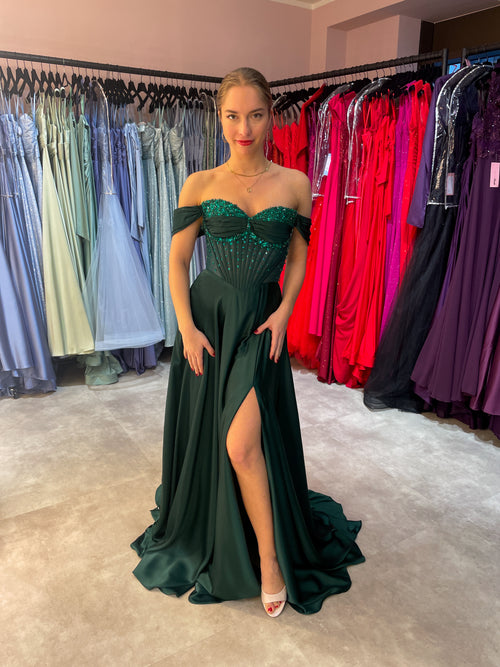 Abendkleid Derya - Emerald