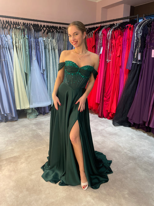 Abendkleid Derya - Emerald