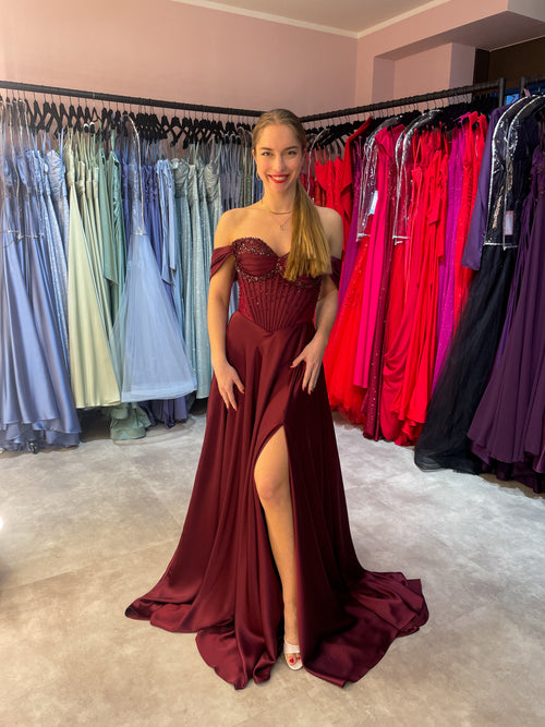 Abendkleid Derya - Burgundy
