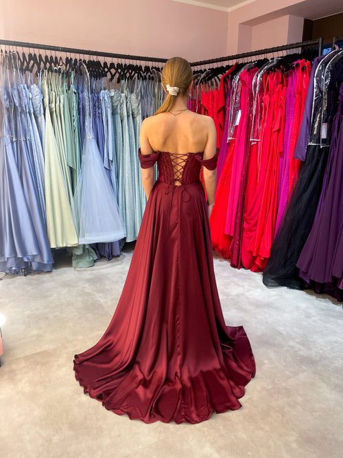 Abendkleid Derya - Burgundy