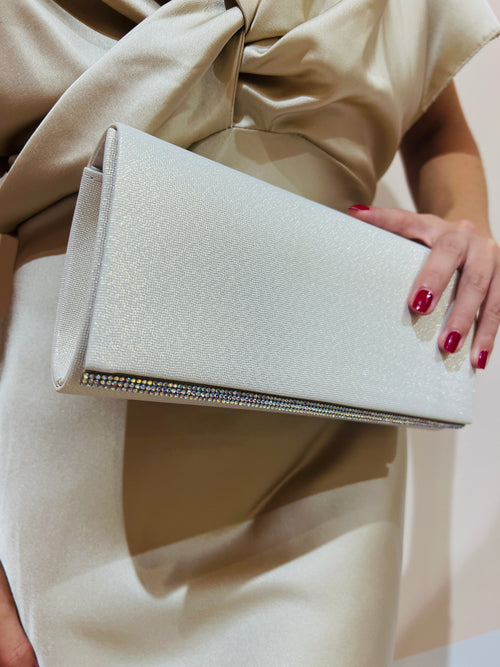 Abendtasche '' SHINZA - SILVER "