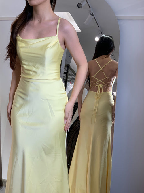 Abiballkleid Emmie - Light Yellow