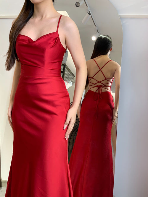 Abiballkleid Emmie - Wine