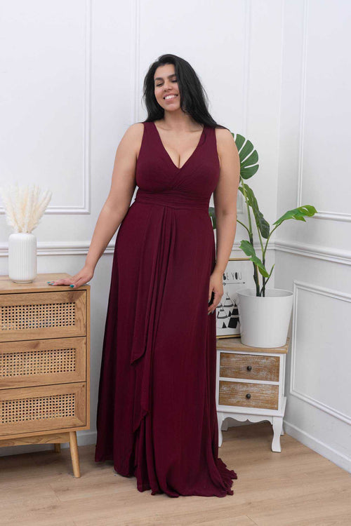 Abendkleid Mika - Burgundy
