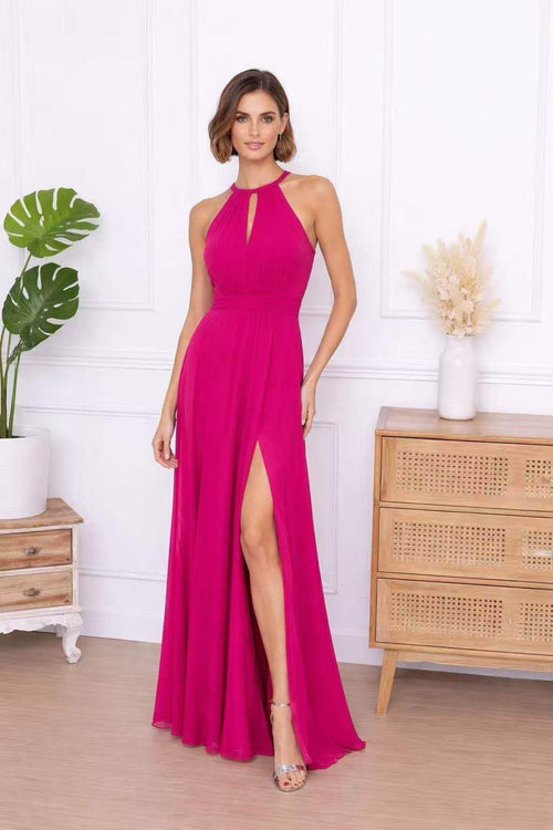 Abendkleid Maline - Fuchsia