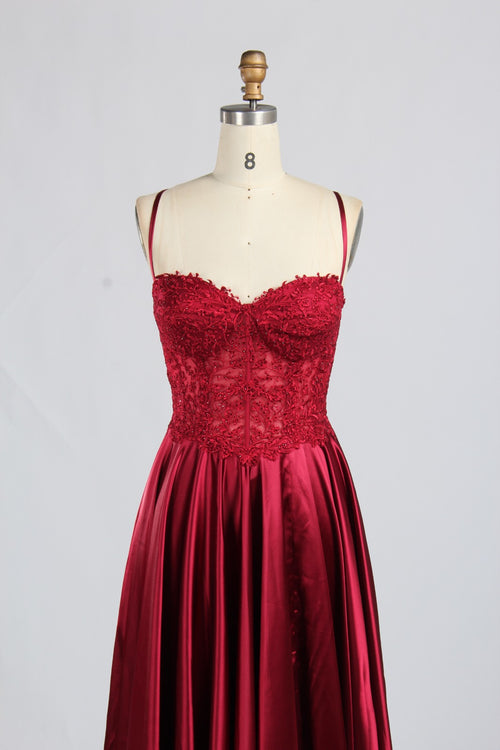 Abiballkleid Binti - Burgundy