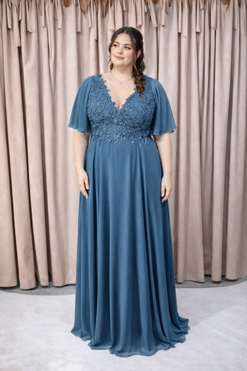 Abendkleid Gerti - Denim