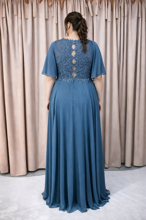 Abendkleid Gerti - Denim