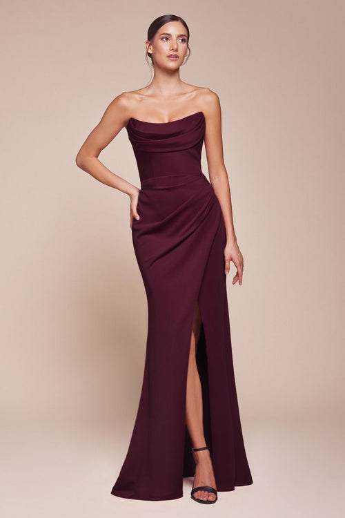 Abendkleid Theben - Wine