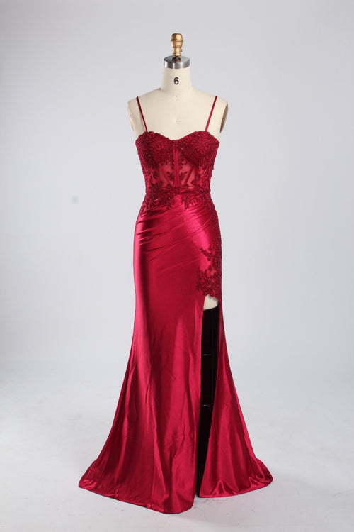 Abendkleid January - Wine