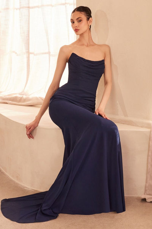 Abendkleid Jazzy - Navy