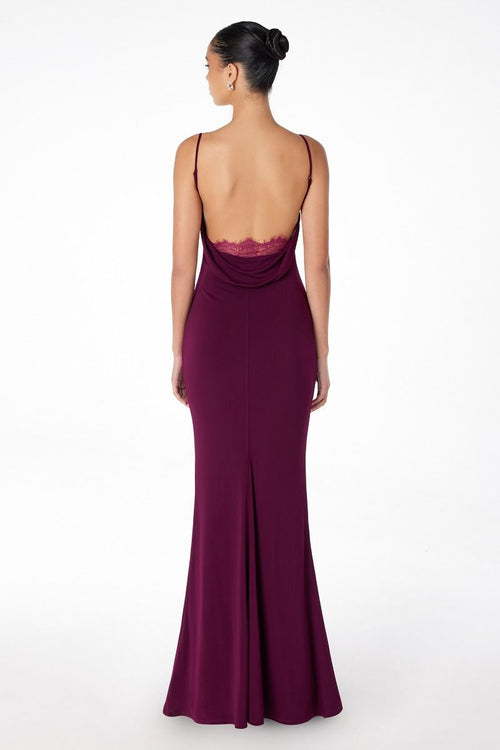 Abendkleid Kenza - Wine