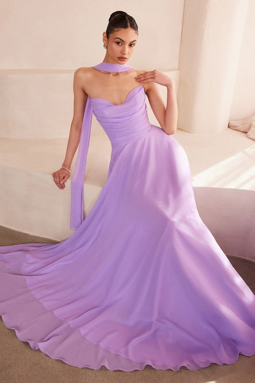 Abendkleid Terry - Lavendel