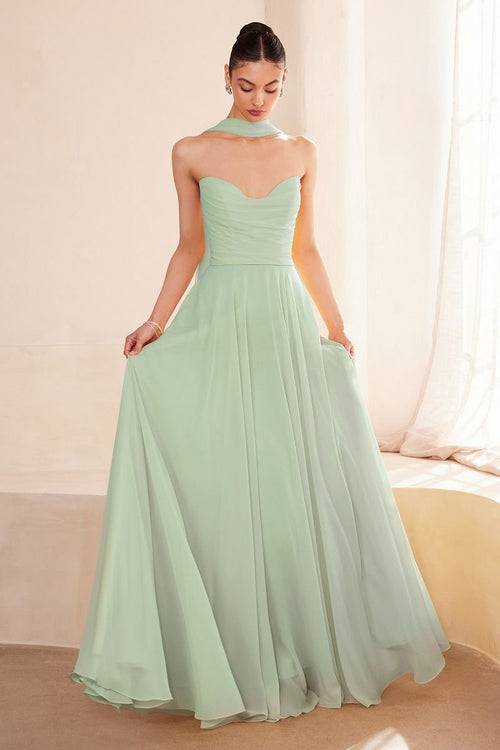 Abendkleid Terry - Sage